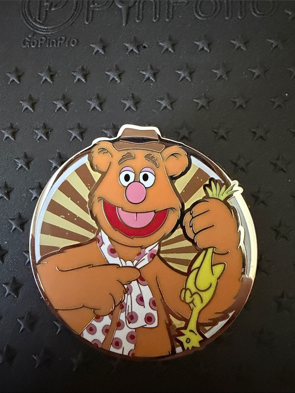 Disney Fozzie Bear Pin - Box Lunch - Muppets Characters Blind Box series